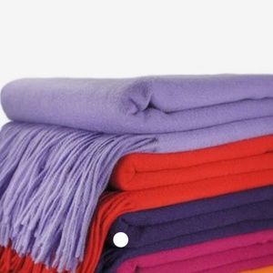 PÜR CASHMERE Throw Blanket